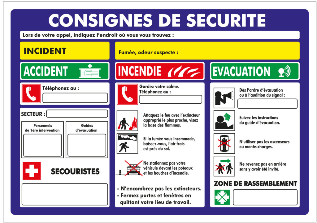 consignes de sécurité eurofeu