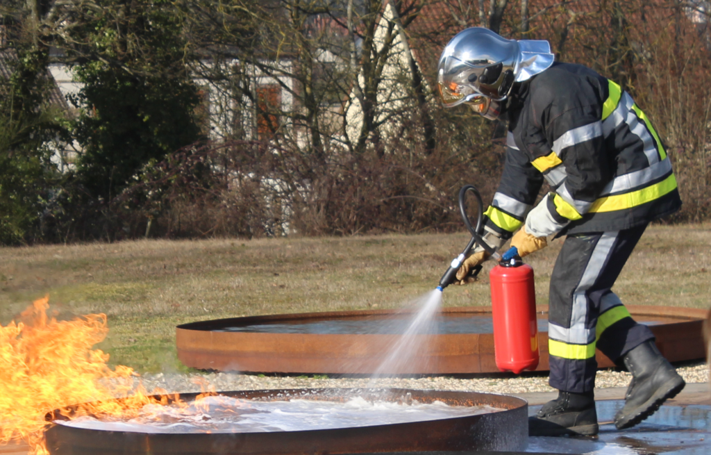 utilisation extincteur eau