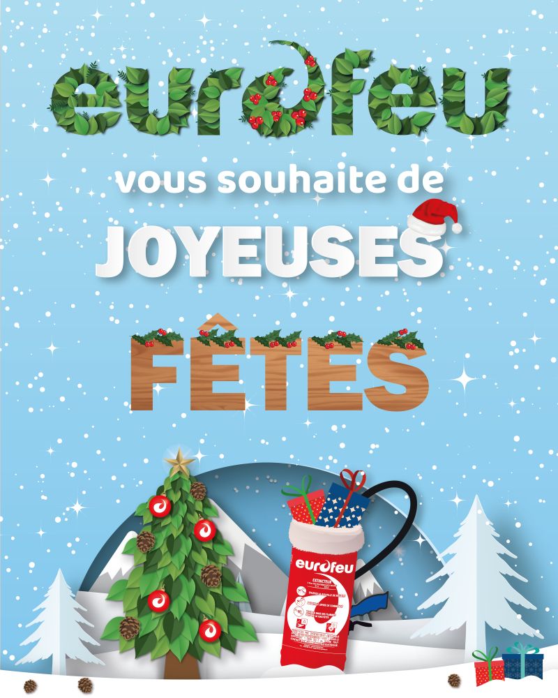 Toute l’équipe d’Eurofeu vous souhaite de très belles fêtes de fin d’année ! 🎄✨